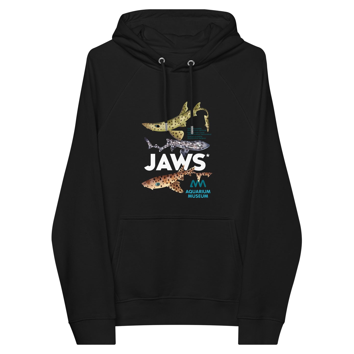 Pull à capuche Requin Chien Corail, Petite et Grande Roussette - JAWS