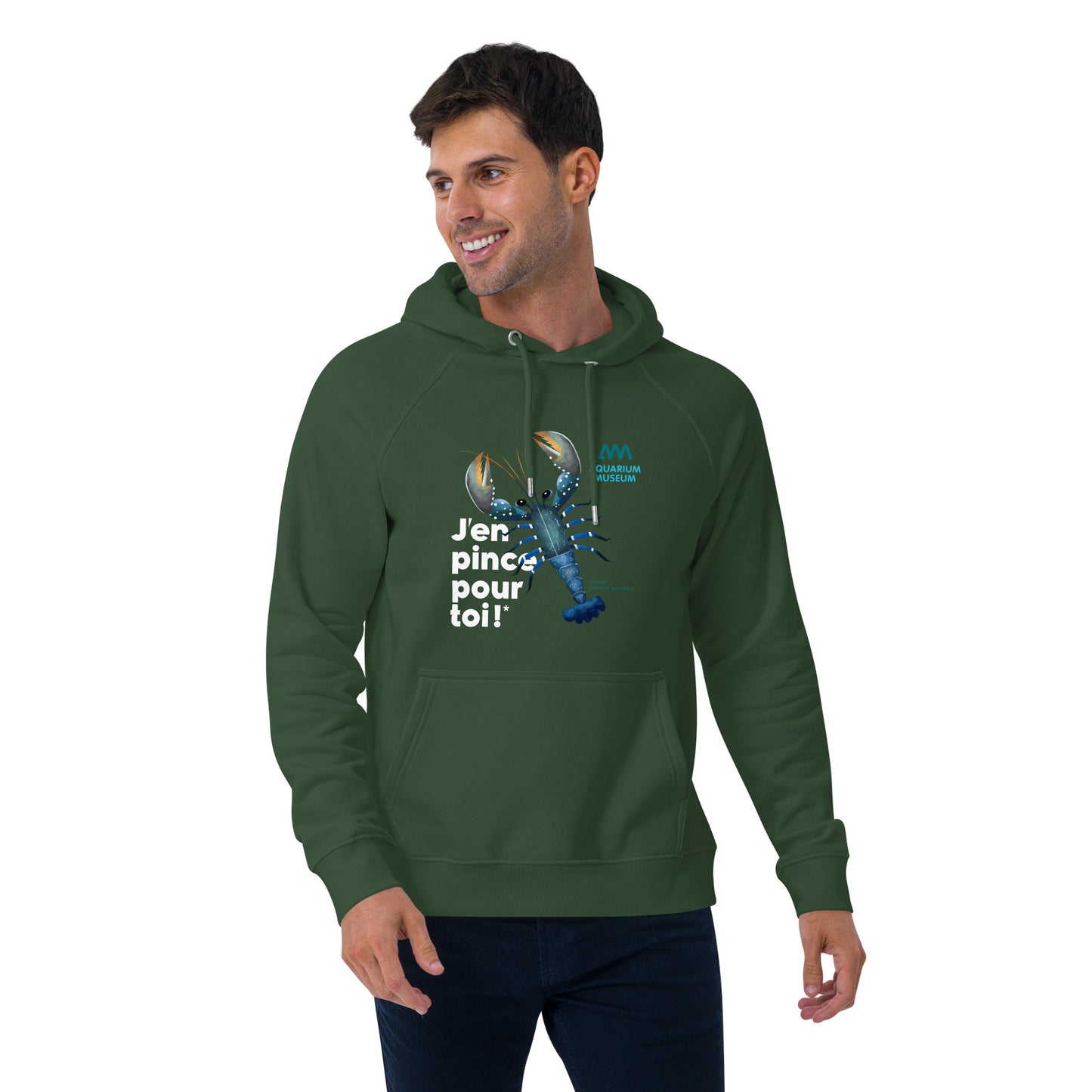 Pull à capuche Homard - J’en pince pour toi