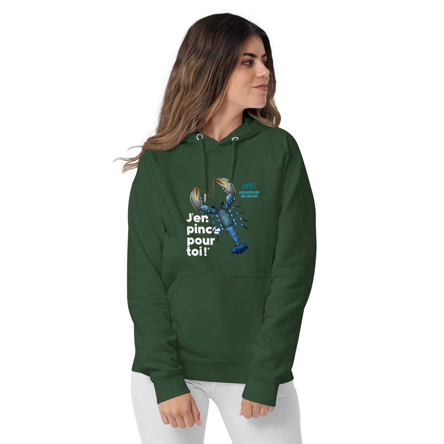 Pull à capuche Homard - J’en pince pour toi