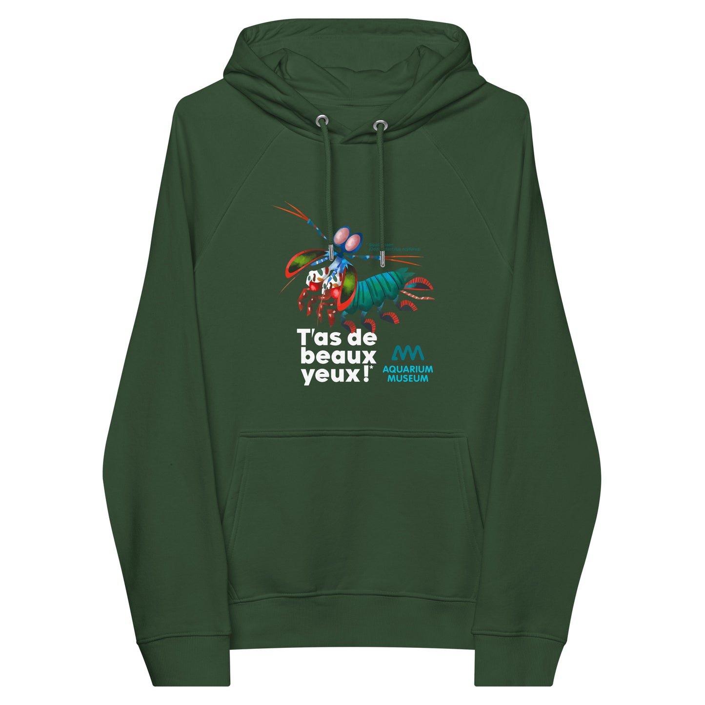 Pull à capuche Squille paon - T’as de beaux yeux