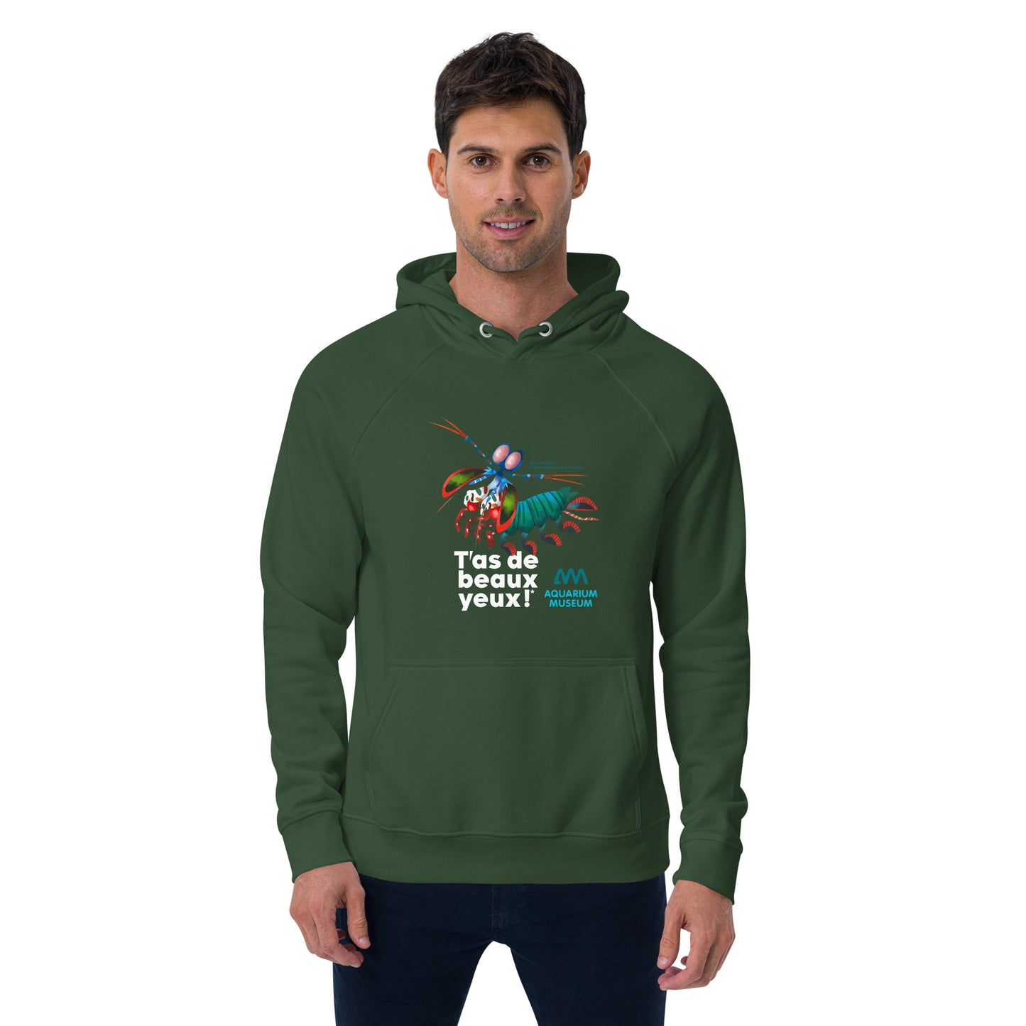 Pull à capuche Squille paon - T’as de beaux yeux