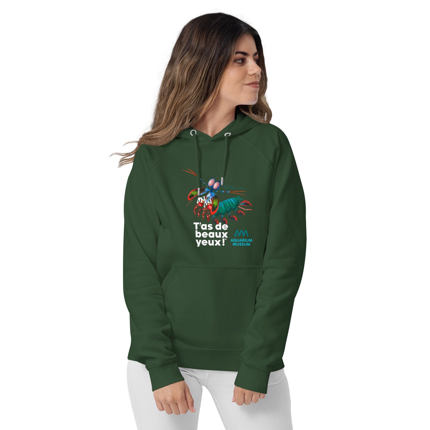 Pull à capuche Squille paon - T’as de beaux yeux