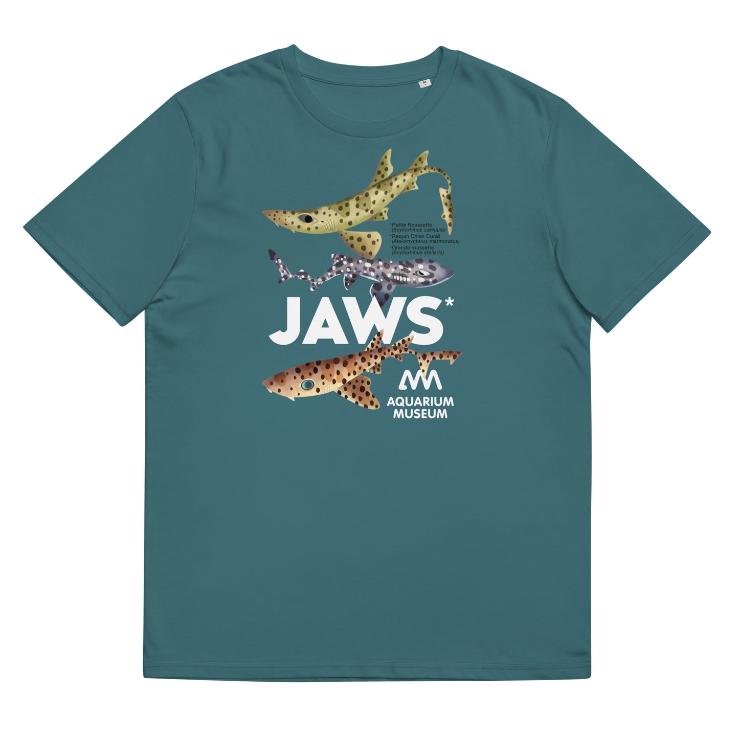 T-shirt Requin Chien Corail, Petite et Grande Roussette - JAWS